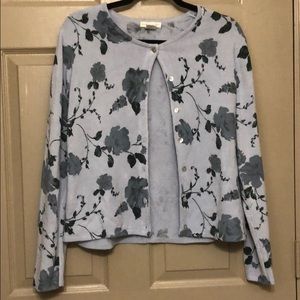 ✨ Blue floral cardigan
